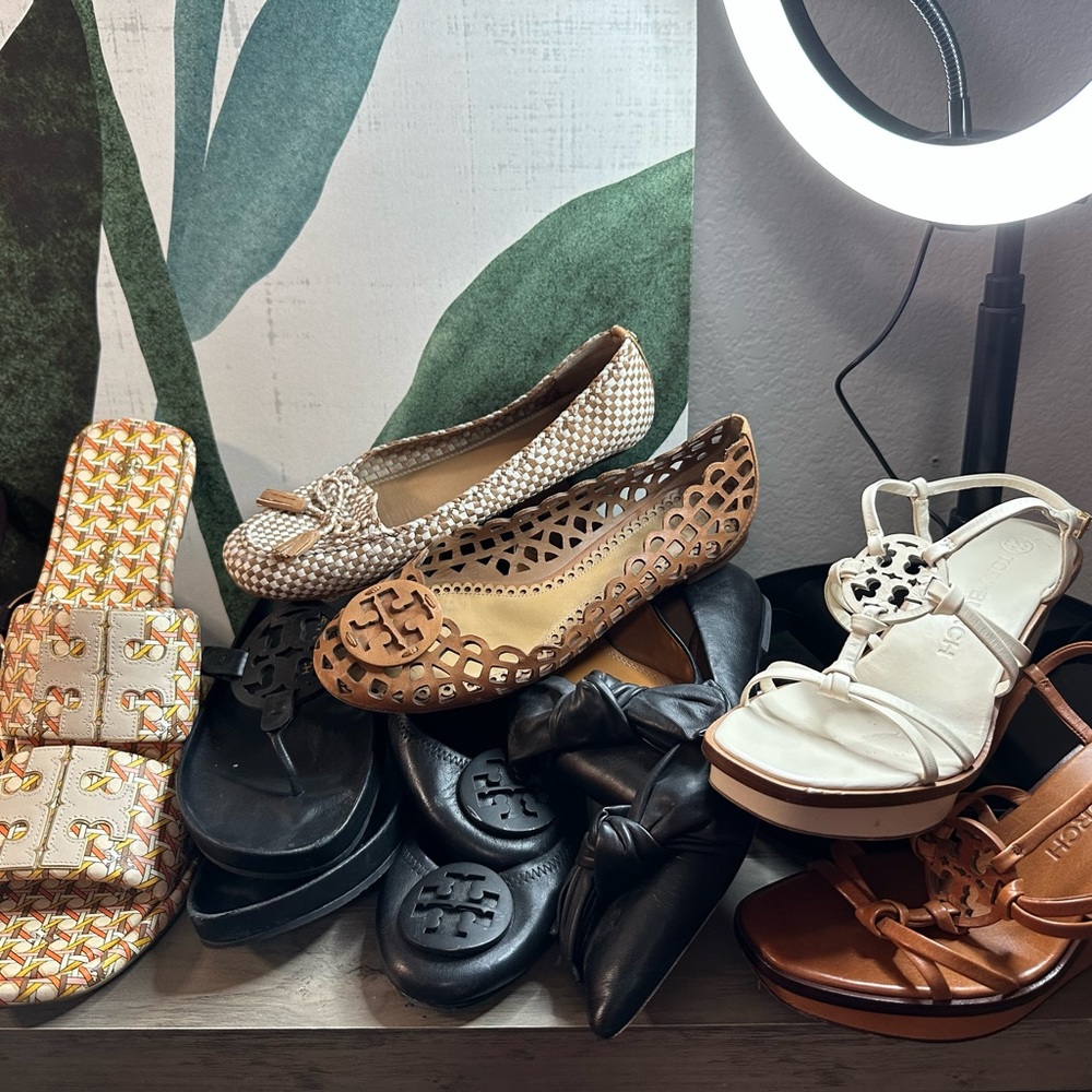Tory Burch Closet Clearout - 17 pairs this weekend! Size 8 shoes sandals wedges - Picture 4 of 4